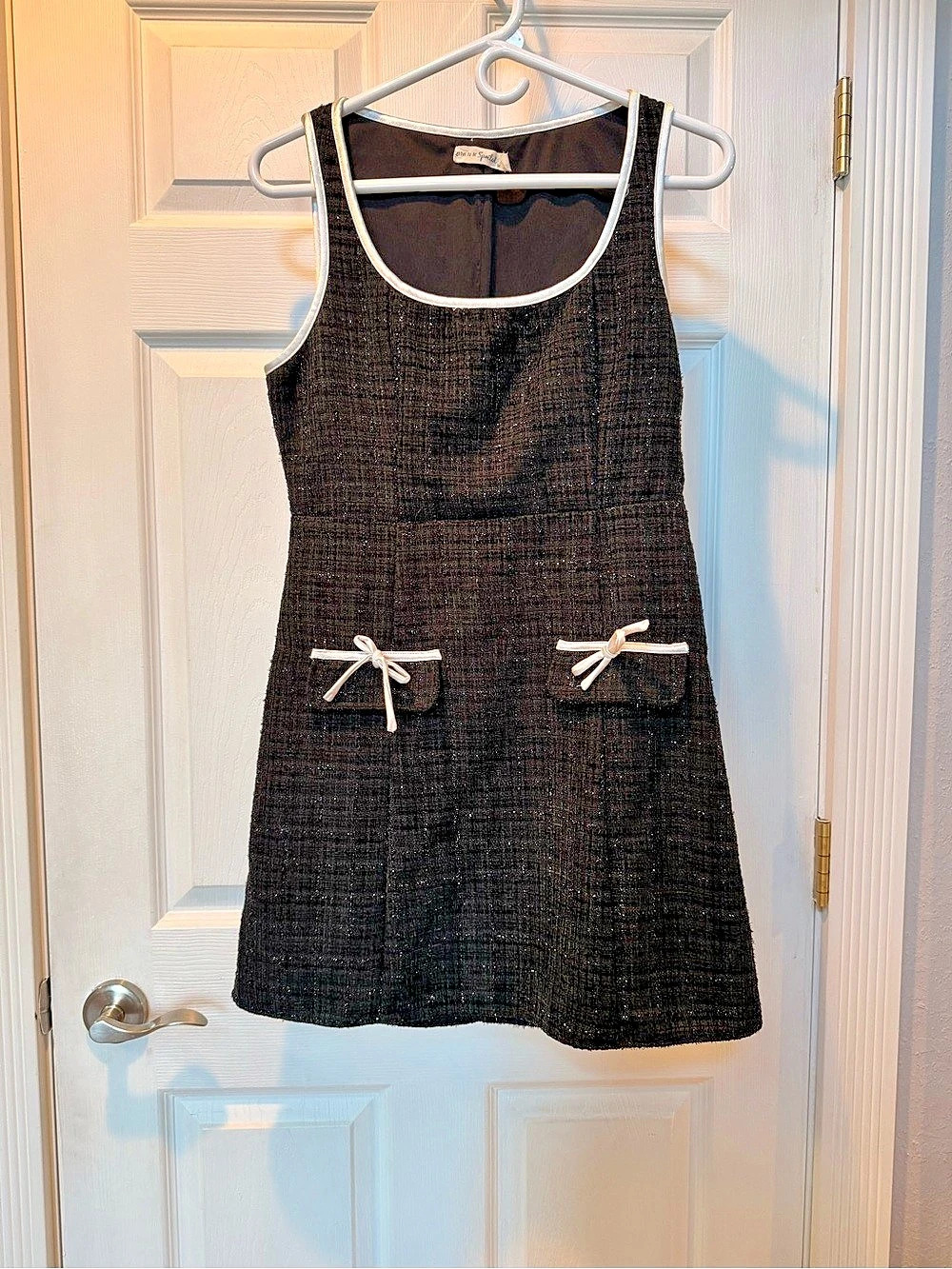Live to Be Spoiled Black Mini Dress Like New